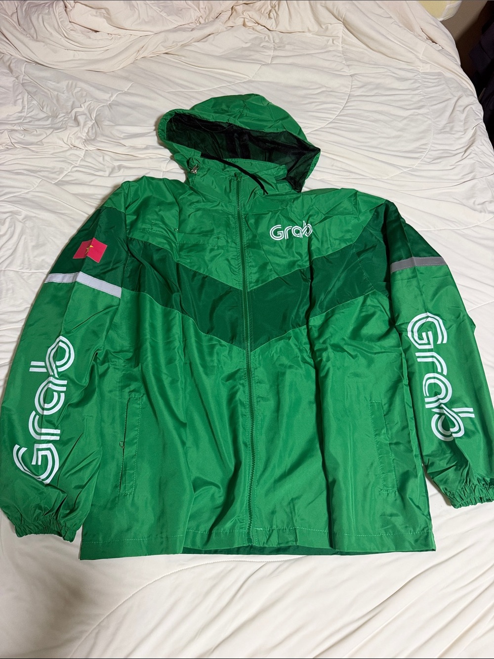 grab delivery driver jacket from Vietnam